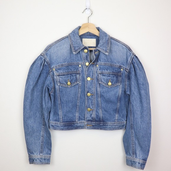 Ulla Johnson Cosette Denim‎ Jacket Petite XS - Picture 2 of 10